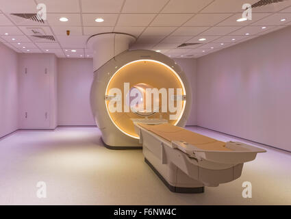 MRI Scanner at a London hospital Stock Photo