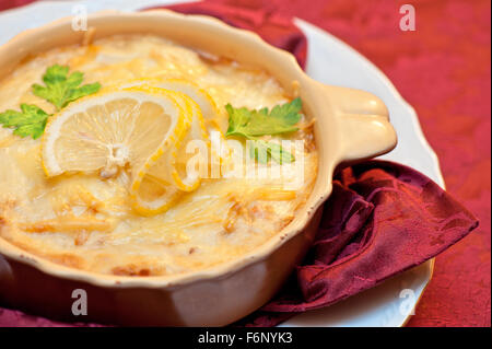 Delicious fish stew dish Stock Photo