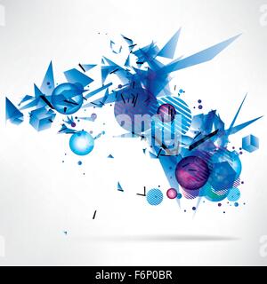 Abstract geometric background Stock Vector