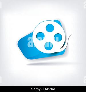 Video web icon Stock Vector