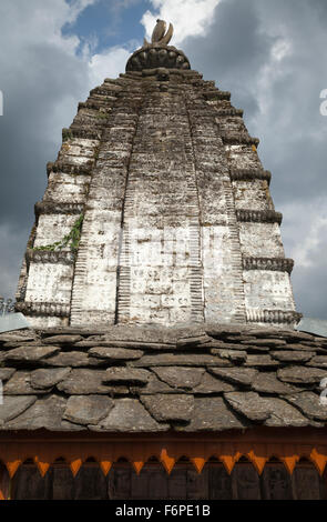 Shri Bhima Kali Temple at Sarahan in Himachal Pradesh, India, dedicated to the mother goddess Bhimakali Stock Photo