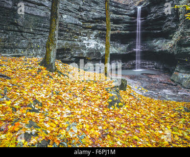 Starved Rock State Park, Illinois Near Illinois River Stock Photo