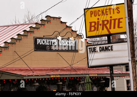 Puckett's Grocery & Restaurant in Leipers Fork, Tennessee. Stock Photo