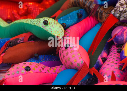 Vendor snakes, Oregon State Fair, Salem, Oregon Stock Photo