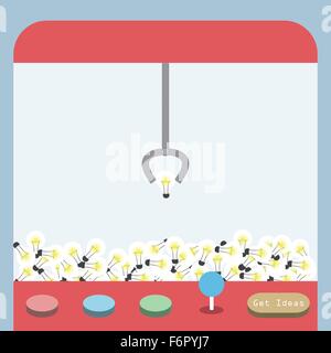 Ideas machine, Ideas concept, VECTOR, EPS10 Stock Vector