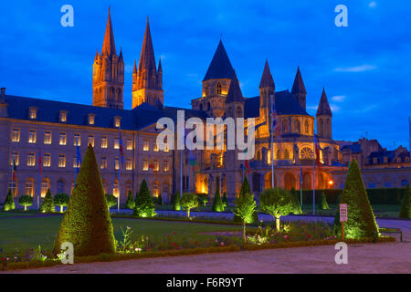 Abbaye aux Hommes, Men's Abbey, Abbey of Saint-Étienne, Caen, Calvados, Basse-Normandie, France Stock Photo