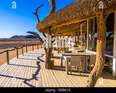 Little Kulala Lodge, Kulala Wilderness Reserve, Namib Desert, Hardap Region, Namibia Stock Photo