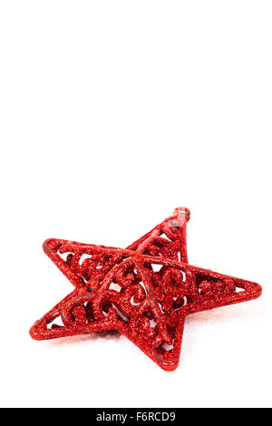 red Christmas star Stock Photo