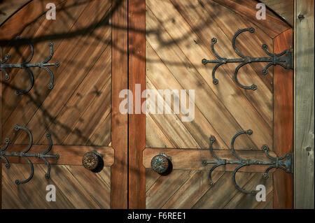 External door detail at The Green Dragon Stock Photo