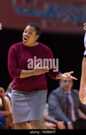 November 18, 2015: head coach Coquese Washington of the Penn State Lady Lions during the NCAA basketball game between the University of Tennessee Lady Volunteers and the Penn State Lady Lions at Thompson Boling Arena in Knoxville TN Tim Gangloff/CSM Stock Photo
