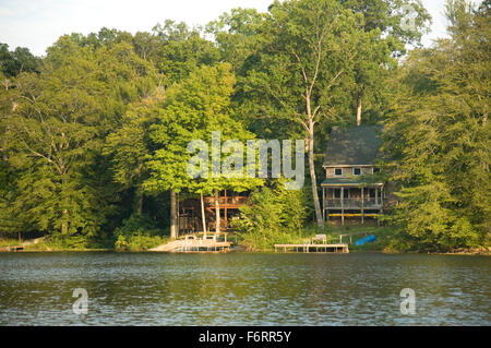 Woodland Lake in Brown County, Indiana Stock Photo