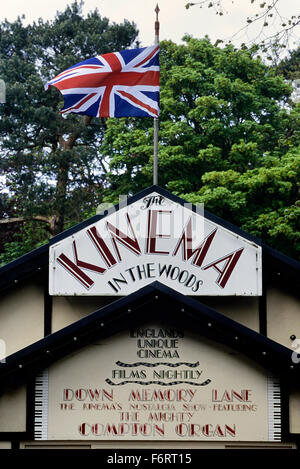 Kinema in the woods. Woodhall Spa. Lincolnshire. England. UK. Europe Stock Photo