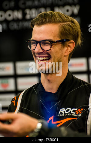 London, UK. 19th Nov, 2015. German television personality Joko Winterscheidt of Germany during The Race of Champions at The Stadium at Queen Elizabeth Olympic Park on November 19, 2015  in LONDON, UNITED KINGDOM. Credit:  Gergo Toth/Alamy Live News Stock Photo