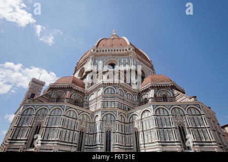 Il Duomo di Firenze, Florence Cathedral in Piazza del Duomo, Italy. Stock Photo