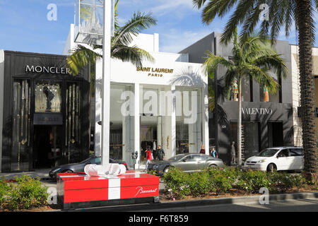 Yves Saint Laurent Rodeo Drive boutiques shops Beverly Hills Los ...