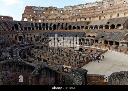 The Flavian Ampitheatre or Colosseum in Rome, Italy Stock Photo