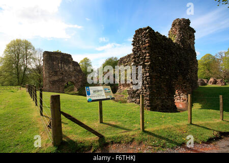 Lochmaben Castle Stock Photo