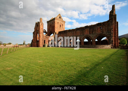 Sweetheart Abbey, New Abbey, Dumfries and Galloway Stock Photo