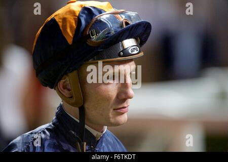 Meydan Racecourse, UAE. 19th November, 2015.   Frederik Tylicki before race 5 the Thoroughbreds Handicap 60-74 at Meydan Racecourse Credit:  Tom Morgan/Alamy Live News Stock Photo