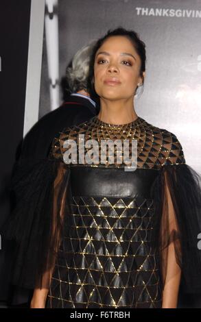 Hollywood, California, USA. 19th Nov, 2015. Tessa Thompson attends the Premiere Of ''Creed'' at the Village Theater in Westwood, Ca on November 19, 2015. 2015 Credit:  Phil Roach/Globe Photos/ZUMA Wire/Alamy Live News Stock Photo