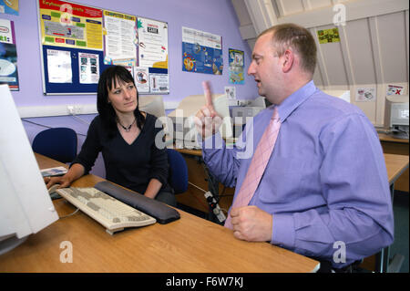 Man and Woman using sign language, Stock Photo