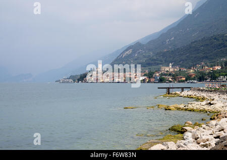 Malcesine on Lake Garda Stock Photo