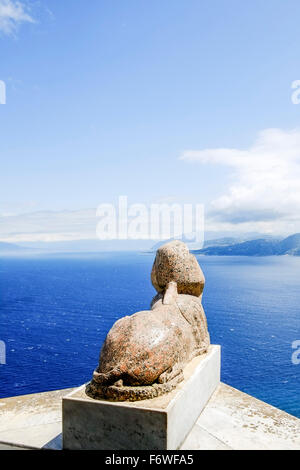 Sphinx, Villa San Michele, Capri, Campania, Italy Stock Photo