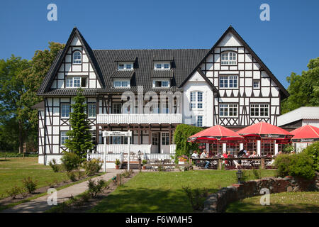 Hotel Hitthim, Kloster, Hiddensee island, Baltic Sea, Mecklenburg Western-Pomerania, Germany Stock Photo