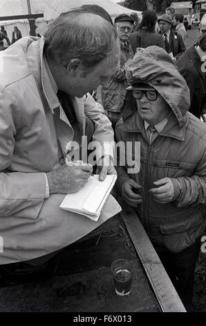 Miners Gala in Cardiff in 1983. An historic annual event held in the south Wales coalfield when the pits were working. Stock Photo