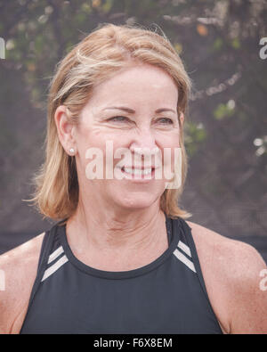 Boca Raton, Florida, US. 20th Nov, 2015. Tennis legend Chris Evert, during media day, at the 26th Annual Chris Evert/Raymond James Pro-Celebrity Tennis Classic, at the Boca Raton Resort & Club in Florida. Chris Evert Charities has raised almost $ 22 million for Florida's most at-risk children. Credit:  Arnold Drapkin/ZUMA Wire/Alamy Live News Stock Photo