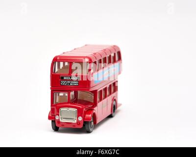 Bristol Lodekka double decker bus midland red livery Stock Photo