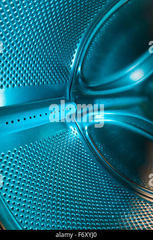 Drum of the washing machine inside Stock Photo