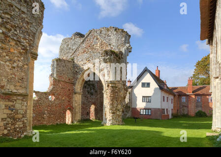 Leiston Abbey, Leiston, Suffolk, England, UK Stock Photo