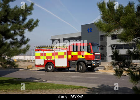 MAN Off Road Fire Truck Stock Photo