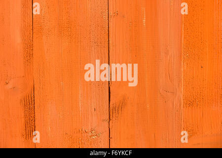 Vintage Orange Wood Board Painted Background Stock Photo