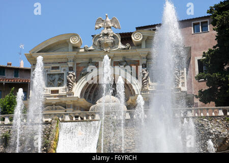 Fountain in Tivoli, Italy Stock Photo