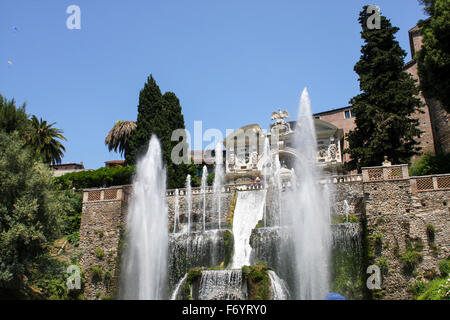 Fountain in Tivoli, Italy Stock Photo