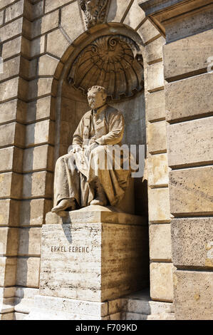 Statue of Ferenc Erkel, Hungarian pianist, composer, teacher, and ...