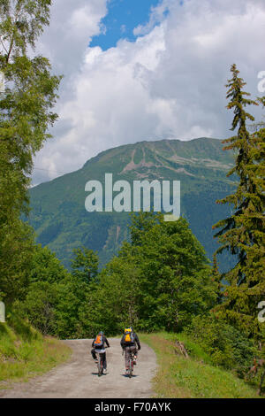 Couple mountain Chamonix Stock Photo