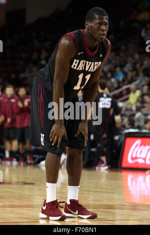 Conte Forum. Massachusetts, USA. 22nd November, 2015. Harvard Crimson ...