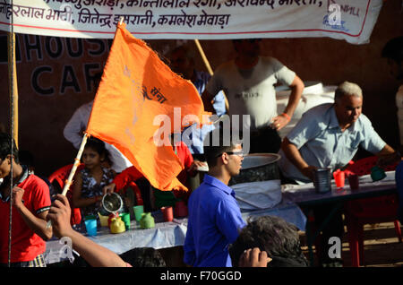 Drinking water on road, jodhpur, rajasthan, india, asia Stock Photo