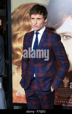 Westwood, California. 21st Nov, 2015. Eddie Redmayne attends the premiere of 'The Danish Girl' at Regency Village Theatre on November 21, 2015 in Westwood, California./picture alliance © dpa/Alamy Live News Stock Photo