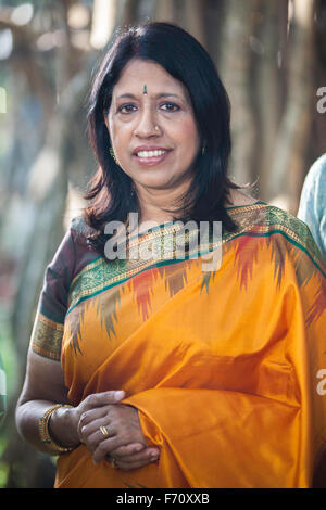 Kavita Krishnamurti, Kavita Krishnamurthy, Kavita Subramaniam, Sharada, Indian playback singer, classical singer, India, Asia Stock Photo