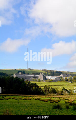 Her Majesty's Prison (HMP) Dartmoor located in Princetown the most remote prison in the British Isles. Stock Photo