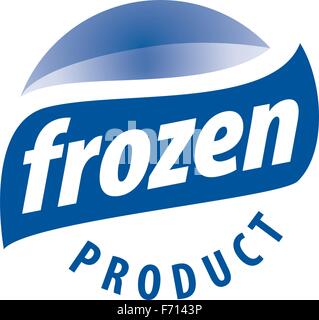 logo for frozen products Stock Vector