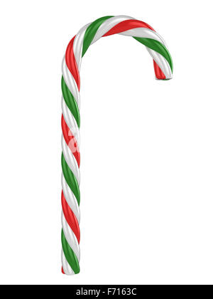 candy cane isolated on a white background Stock Photo