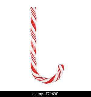 candy cane isolated on a white background Stock Photo