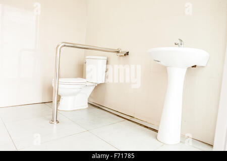 an public toilet in an public building Stock Photo