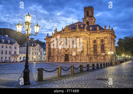 Ludwigskirche -  a Protestant baroque style church in Saarbrucken, Germany Stock Photo