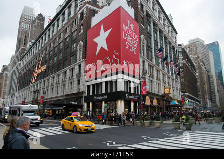 Macy's department store in New York City, USA. Stock Photo